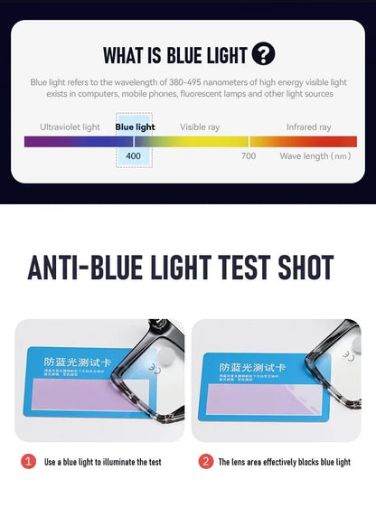 2025 New Style Reading Glasses for Women Fashion Men Oversized Square Prescription Glasses Large Frame Anti-blue Presbyopia