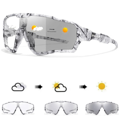 POAT Brand New Style Photochromic Sunglasses Sports Men Women MTB Bike Bicycle Eyewear Cycling Fishing Running Glasses
