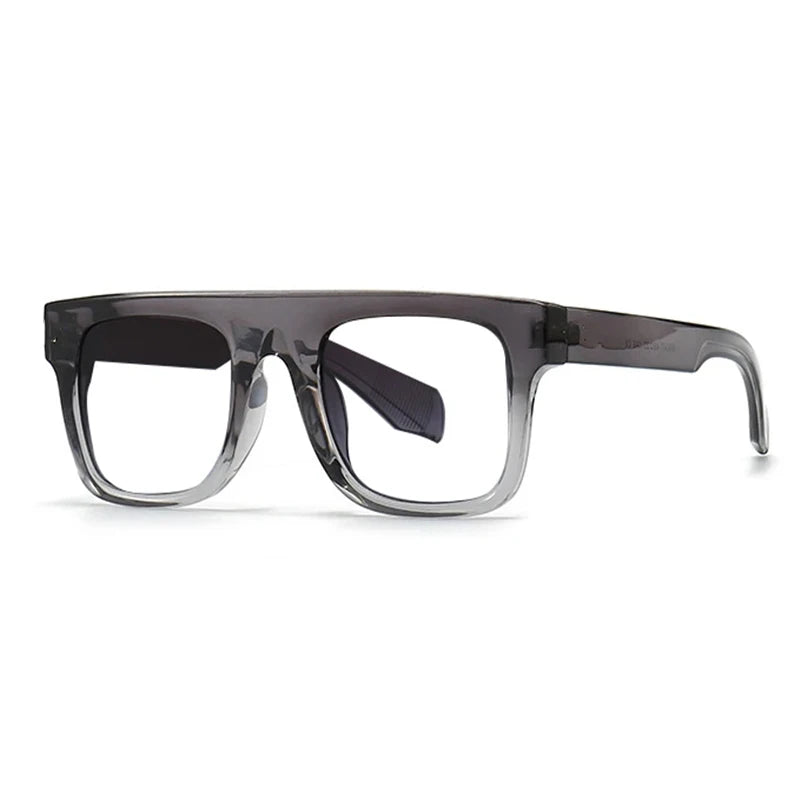 Luxury Square Frame Retro Reading Glasses Men Women Anti Blue Light Rice Nail Glasses Elegant Green Flat Top Computer Eyewear +2
