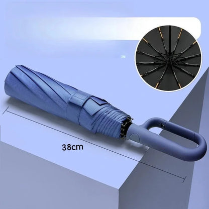 20Bones 105cm Large Reinforced Wind-resistant Rain-resistant Dual-purpose UV-resistant Fully Automatic Ring-buckle Umbrella