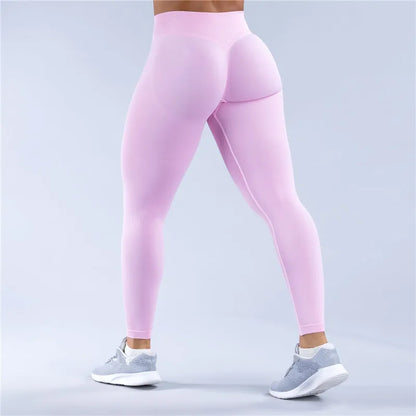 Seamless Women Sports Yoga Pants Low Impact Sports Leggings Tummy Control Squat Proof Gym Fitness Workout Scrunch Butt Tights