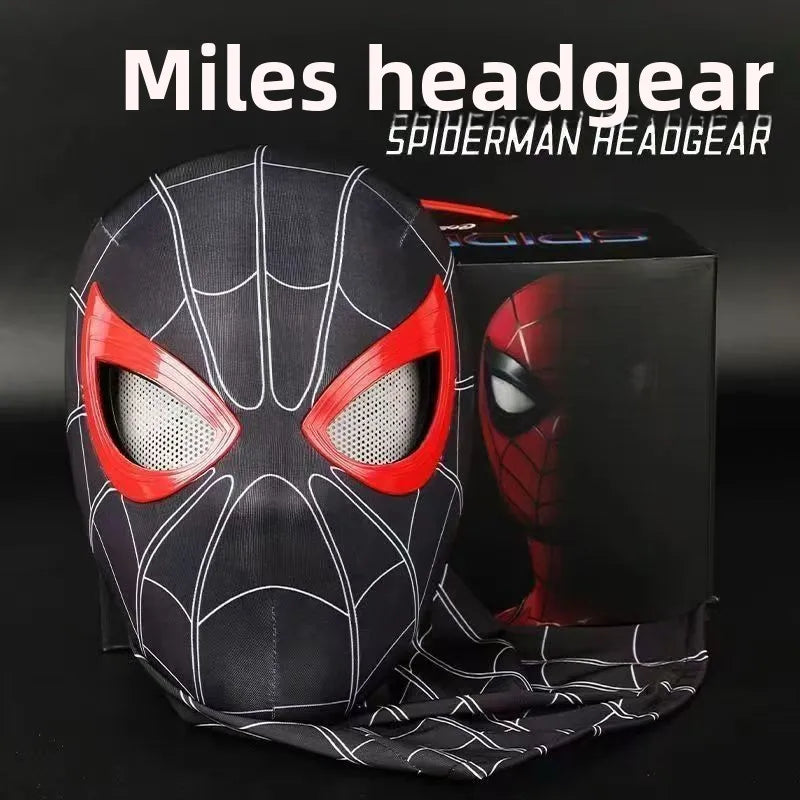 Spider Man headgear eyes movable electric blinking luminous extraordinary mask Wan Christmas cos helmet