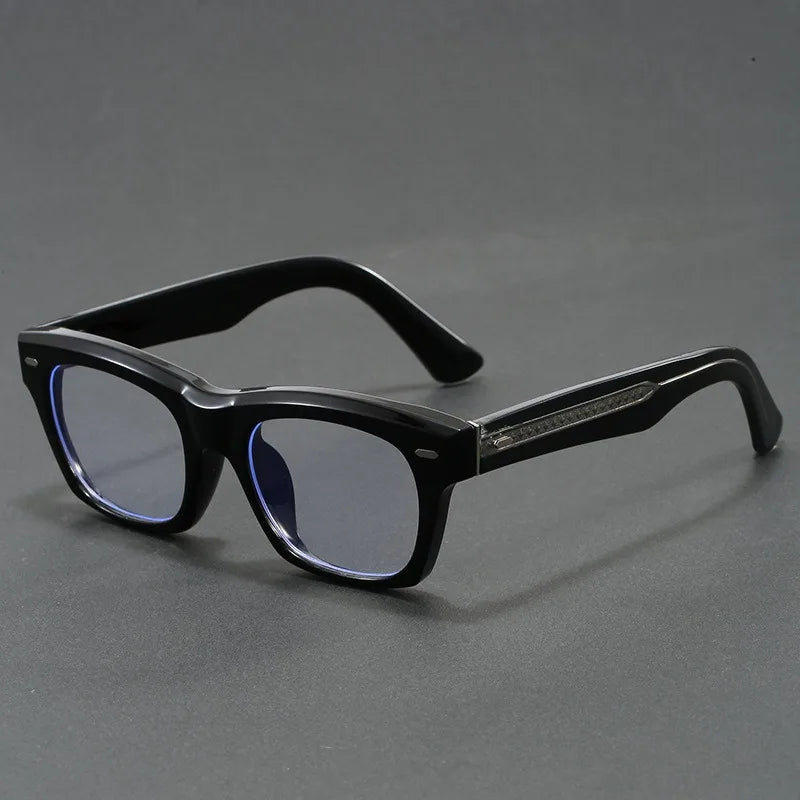 Japanese Square Glasses Frame Men Fashion Anti Blue Light Reading Glasses Men Good Quality Full Rim Eyewear