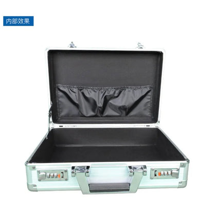 Aluminum alloy Combination lock Portable case Document storage box Data sorting Portable  safe box  mini money safe