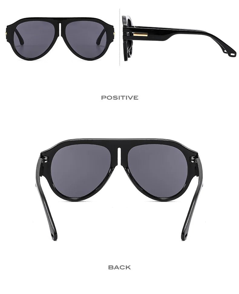 New Square Sunglasses Women Vintage Big Frame Shades Men Trending Design Luxury Sun Glasses UV400 Oversized Eyewear Gafas Oculos