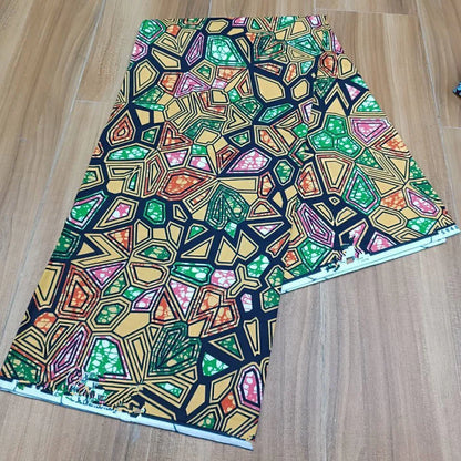 Ankara Fabric African Real Wax Print Cotton 100% New Design 2024 Tissus Wax Africain Patchwork Fabric For Dress 6yard Sales Soft