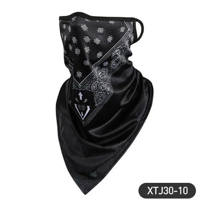 Balaclava Camouflage Motorcycle Face Ice Silk Mask Summer Anti-UV Headwrap Face Shield Running Cycling Outdoor Sports Scarves