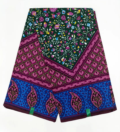 Dutch african Nigiar wax 100% Cotton Real Wax Pagne foVeritable Hollandais Dutch print High Quality fabric cloth 6yards