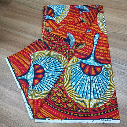 African Wax Fabric High Quality Wax Nigerian Ankara Block Prints New Arrivals Batik Fabric Dutch Pagne 100% Cotton For Sewing