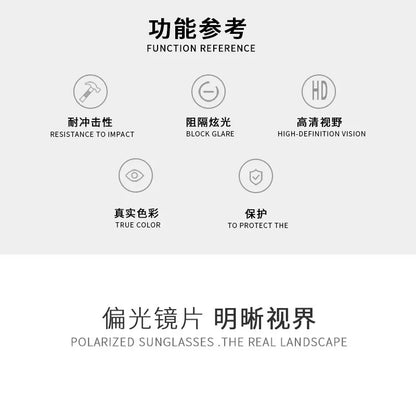 TAGION Round Polarized Sunglasses Steampunk Men Women Eyewear Brand Designer Driving Glasses Oculos De Sol Shades UV400 5109