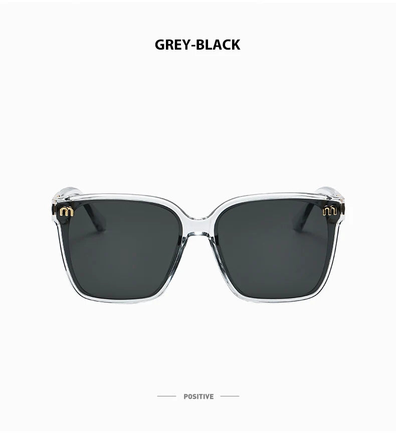 2026 New Fashion Brand Luxury Designer Sunglasses Women Letter Vintage Square Trendy Shades Glasses Elegant Party Top Sunglasses