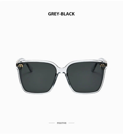 2026 New Fashion Brand Luxury Designer Sunglasses Women Letter Vintage Square Trendy Shades Glasses Elegant Party Top Sunglasses