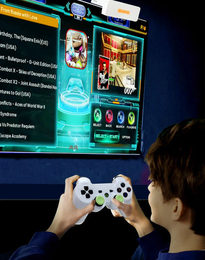 2026 New Coopreme Y7 X7 128G  Linux System 4K Video Game Console TV Box Wireless Controller Retro Game 10000+ Support PSP