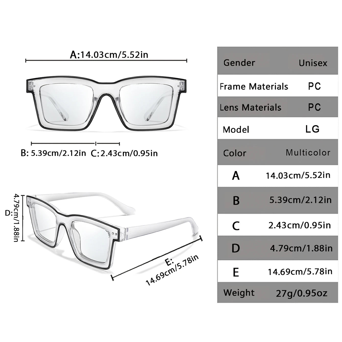 3 Pairs Fashion Casual Sunglasses For Women Large Transparent Shades Eyewear Daily Outfit shopping Selfie Hiking Travel Beach