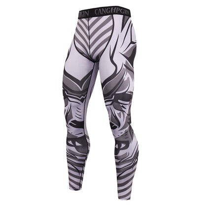 2025 New Men's Jiu Jitsu Spats Stappling Compression Tights Pant Training BJJ No Gi Grappling Leggings Gym Fitness Trousers