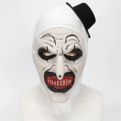 EYFL-Halloween Terrifier Mask Killer Clown Mask Scary Joker Costume Halloween Horror Creepy Mask for Adult Men Women