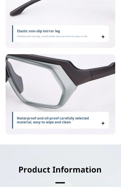 MOMOJA Cycling Glasses Integrated Windproof Goggles Football Badminton Basketball Men and Women Sports Prescription Glasses T11