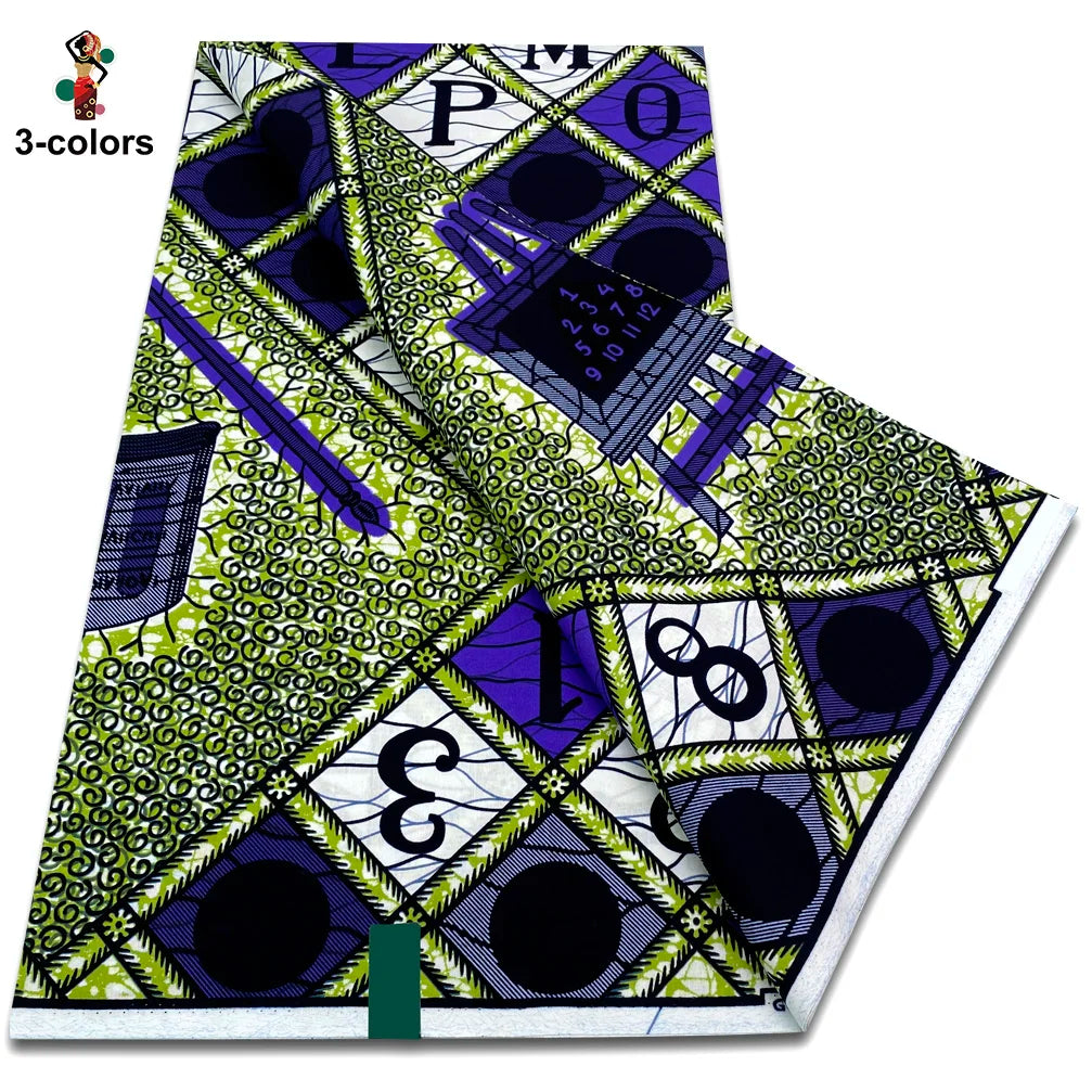 2025 Veritable Wax Guaranteed Real Wax Print Fabric dutch hollandais Pagne African Wax Fabric 6 yards