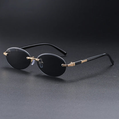 5-pack Elliptical Frameless Multicolor Fashion Trendy Women's Glasses, Essential for Trendsetters