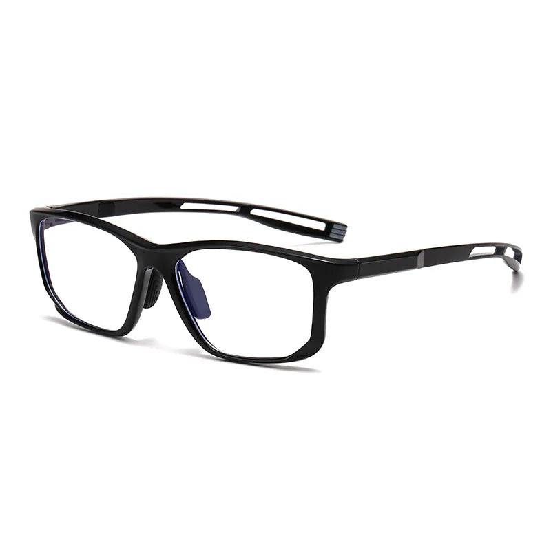 YIMARUILI Ultra-light TR90 Sports Glasses Men and Women Outdoor Cycling Fashion Square Optical Prescription Eyeglasses Frame 300