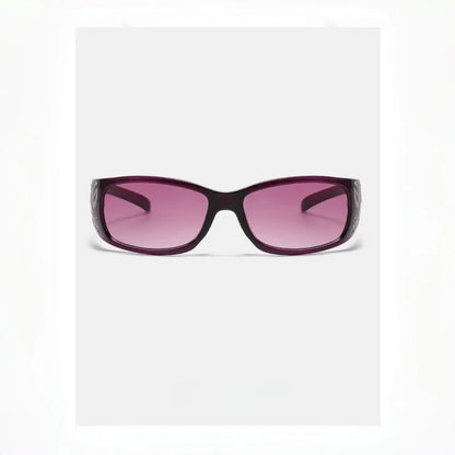 New Printed Diamond Studded Retro Cat Eye Women's Sunglasses Personalized And Trendy Outdoor Sun Protection Sunglasses