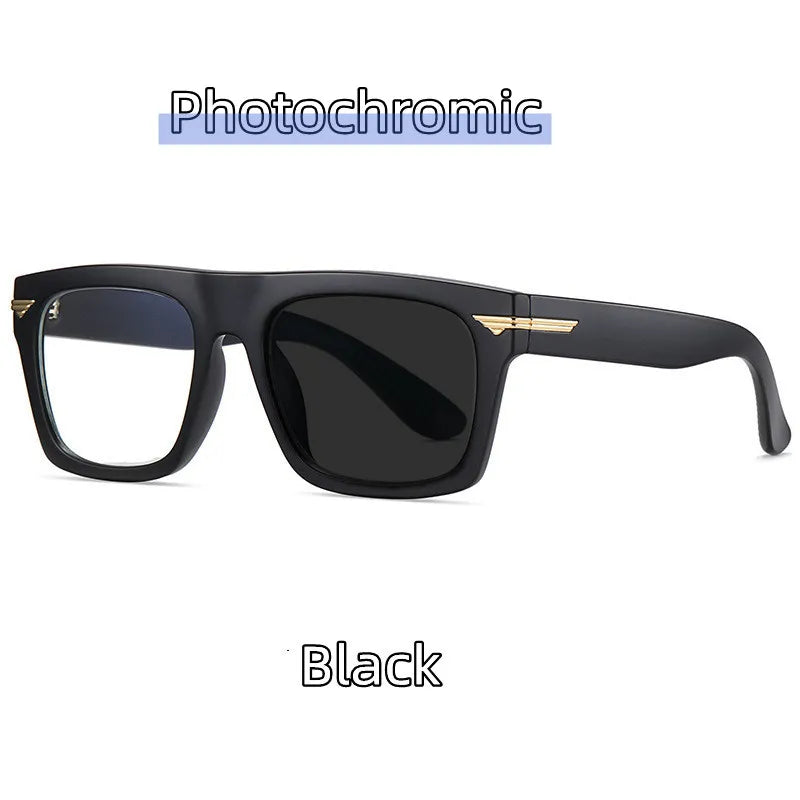 2022 Retro Big Square Frame Designer Reading Glasses Anti Blue Light Computer Eyeglasses Prescription Eyewear Diopters 0 to +6.0