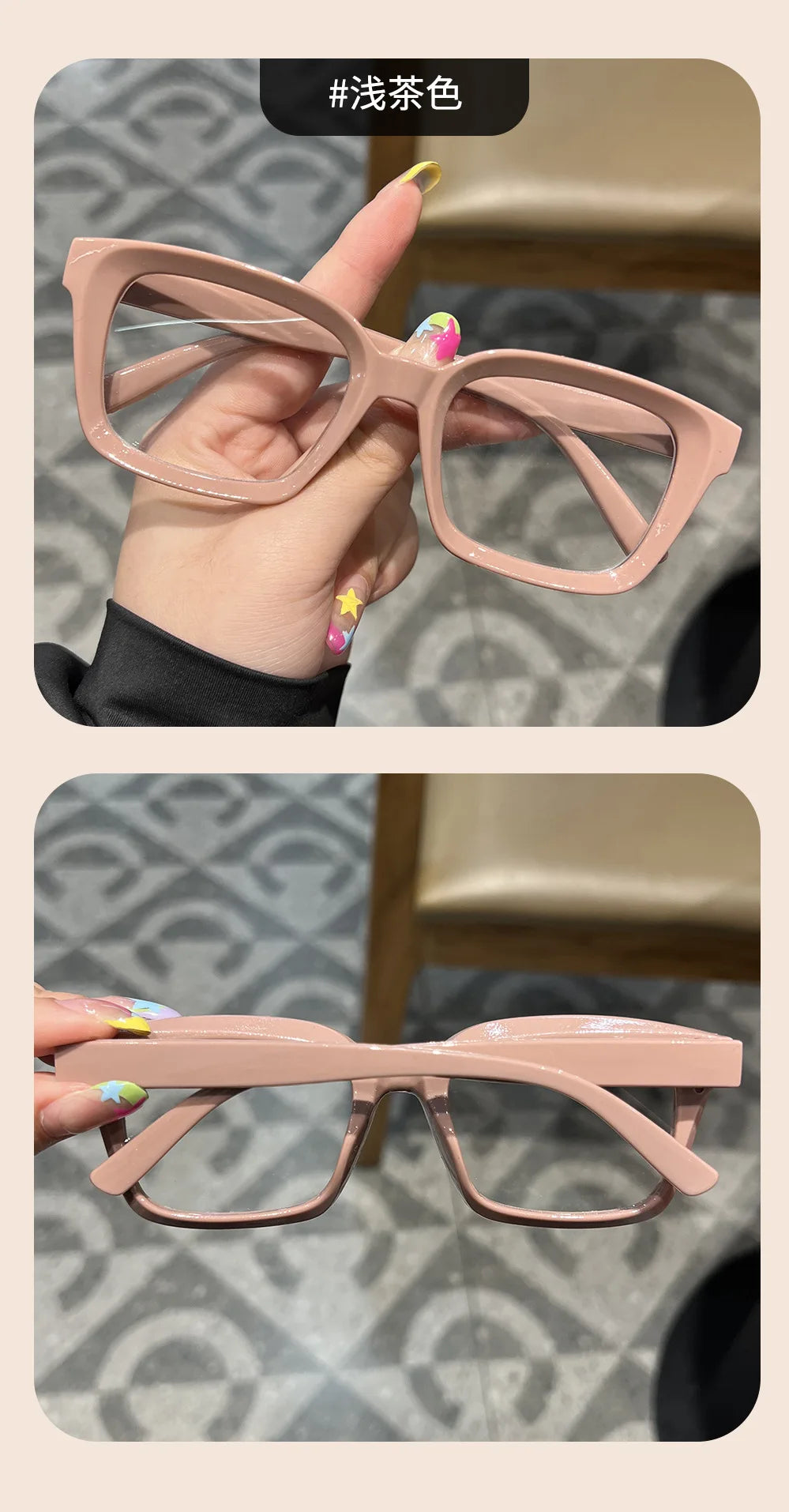 Transparent square Computer Glasses Frame Women Men Anti Blue Light Black Eyewear Blocking Glasses Optical Spectacle Eyeglass