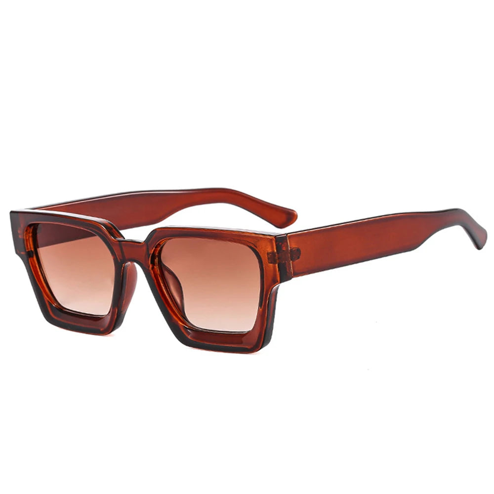 JNPCXI Fashion Square Women Luxury Sunglasses Retro Green Brand Designer Men Trending Sun Glasses Shades UV400