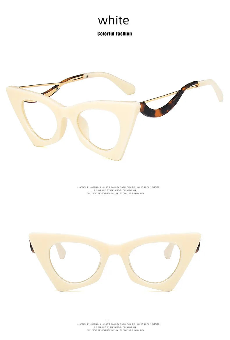 High Quality Brand Design Cat Eye Blue Light Blocking Computer Hyperopia Women Reading Glasses Diopter +0.5 1.5 2.0 2.5 3.5 6.0
