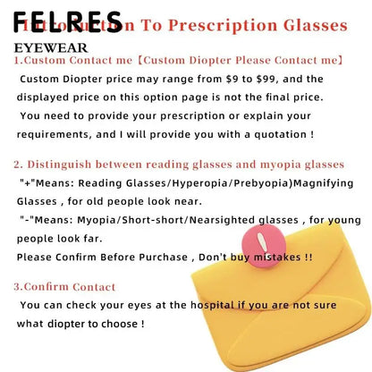 Oversized Square Reading Glasses Woman Men Decoration Retro Eyeglasses Trendy Anti Blue Light Single Focus Presbyopic Glasse