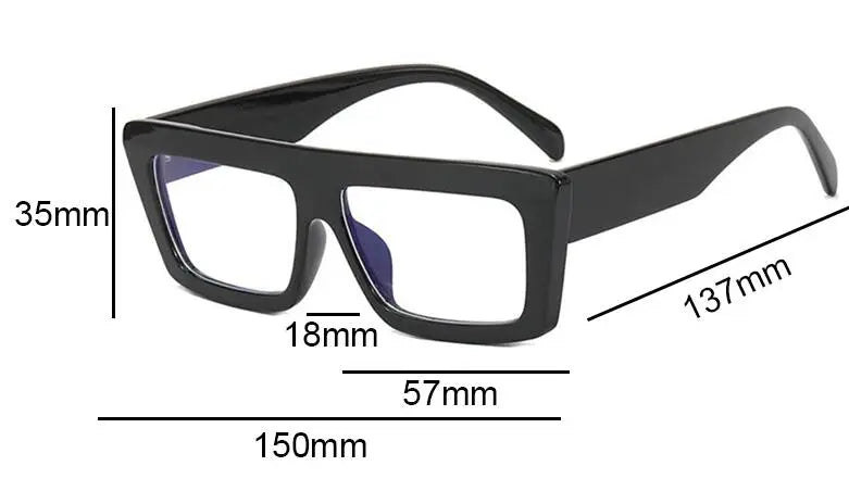 Retro Rectangle Reading Glasses Women 2025 Fashion Transparent Anti Blue Rays Female Eyeglasses Optical Eye Prescription 0 ~ +6