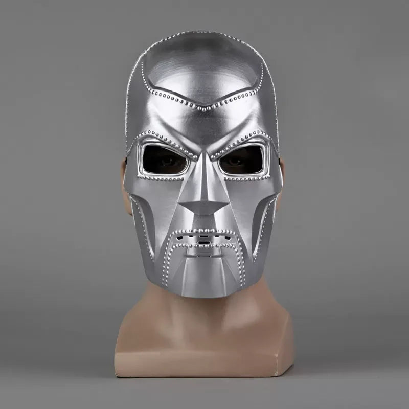 Doctor Doom Victor von Doom Cosplay Mask Adult Unisex Plastic Helmet, Halloween Carnival Roleplay Costume Accessory