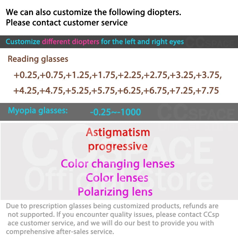 R56489 New Chinese Style Women's Reading Glasses+100+200+300 Personalized Leg Box Presbyopia Glasses Prescription Glasses