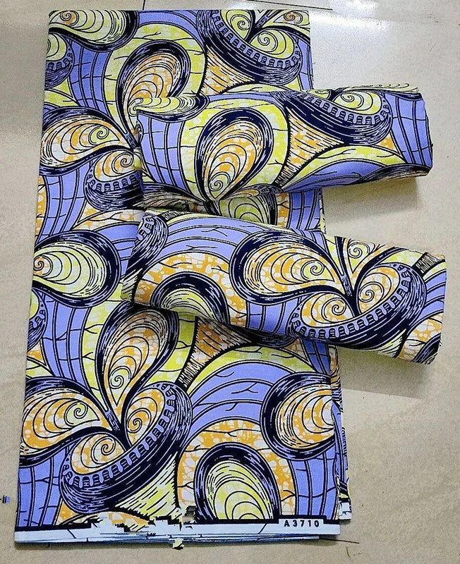 African Wax Fabric High Quality Wax Nigerian Ankara Block Prints New Arrivals Batik Fabric Dutch Pagne 100% Cotton For Sewing