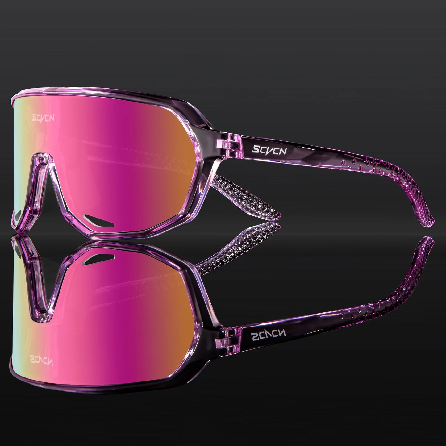 SCVCN Fashion Sports Running Glasses Outdoor Bicycle Drive Hiking Sunglasses Men MTB Cycling Sunglasses Women Road Bike Glasses