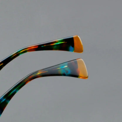 New In 2024 Plate Eyeglass Frame Retro Square Men's Eyeglass Frame Fashionable Optical Prescription Eyeglass Frame Women 25005