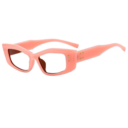 R57290 Brand Design Rivet Reading Glasses Women Fashion Small Size Square Presbyopic Spectacles Dioptric +50 +100 +300