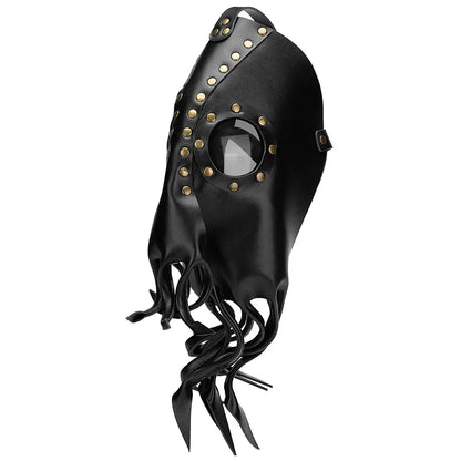 Leather Octopus Masks Adult Animal PU Masque Halloween Mask Steampunk Funny Party Octopus Cosplay Masquerade Mask Cyberpunk Mask