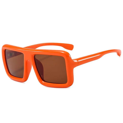 Big Oversized Square Sunglasses Punk UV400 Protection Thick Frame Sun Glasses Lady Shades for Women & Men