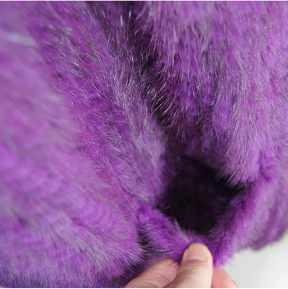 Long Style Winter Real Natural Mink Fur Scarf Lady 100% Natural Real Mink Fur Shawl Women Knitted Real Mink Fur Pashmina Scarves