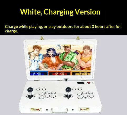 2026 New 14-inch Large Screen Home Game Console for Two-Player Fighting Built-in Games No Lag Street Fighter Arcade Game Console