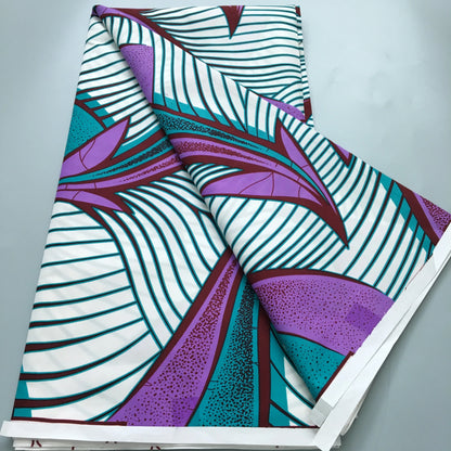 African New Wax Fabric Nigeria Ankara Wax Fabrics Newest Design Block Prints Batik Dutch For Dresses Sewing Cloth Materials