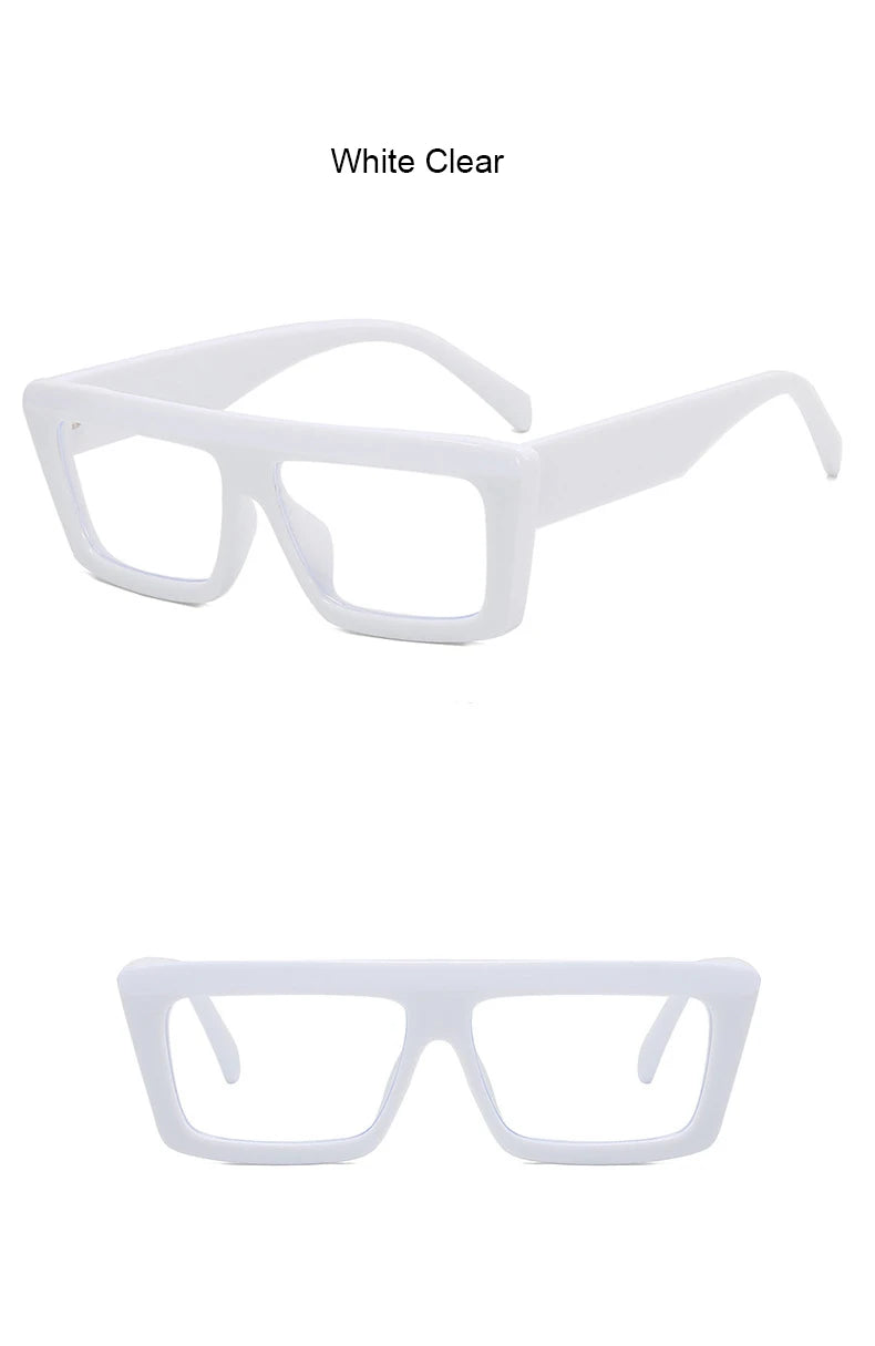 Retro Rectangle Reading Glasses Women 2025 Fashion Transparent Anti Blue Rays Female Eyeglasses Optical Eye Prescription 0 ~ +6