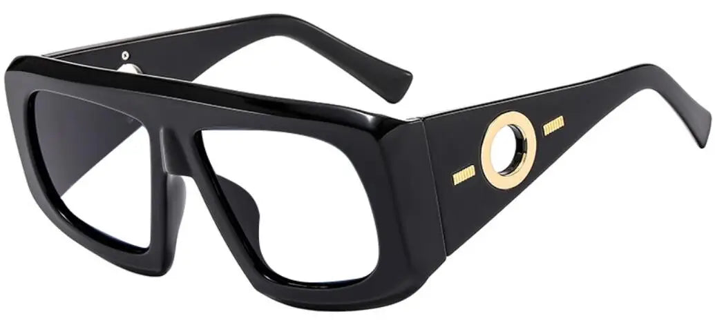 Big Square Anti Blue Light Reading Glasses Elegant Luxury Green Purple Gradient Eyeglasses Frames Prescription Hyperopia Eyewear
