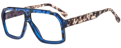 Retro Men Pilot Reading Glasses Fashion Brand Big Frame Anti Blue Light Presbyopia Eyeglasses Women Square Prescription Glasses