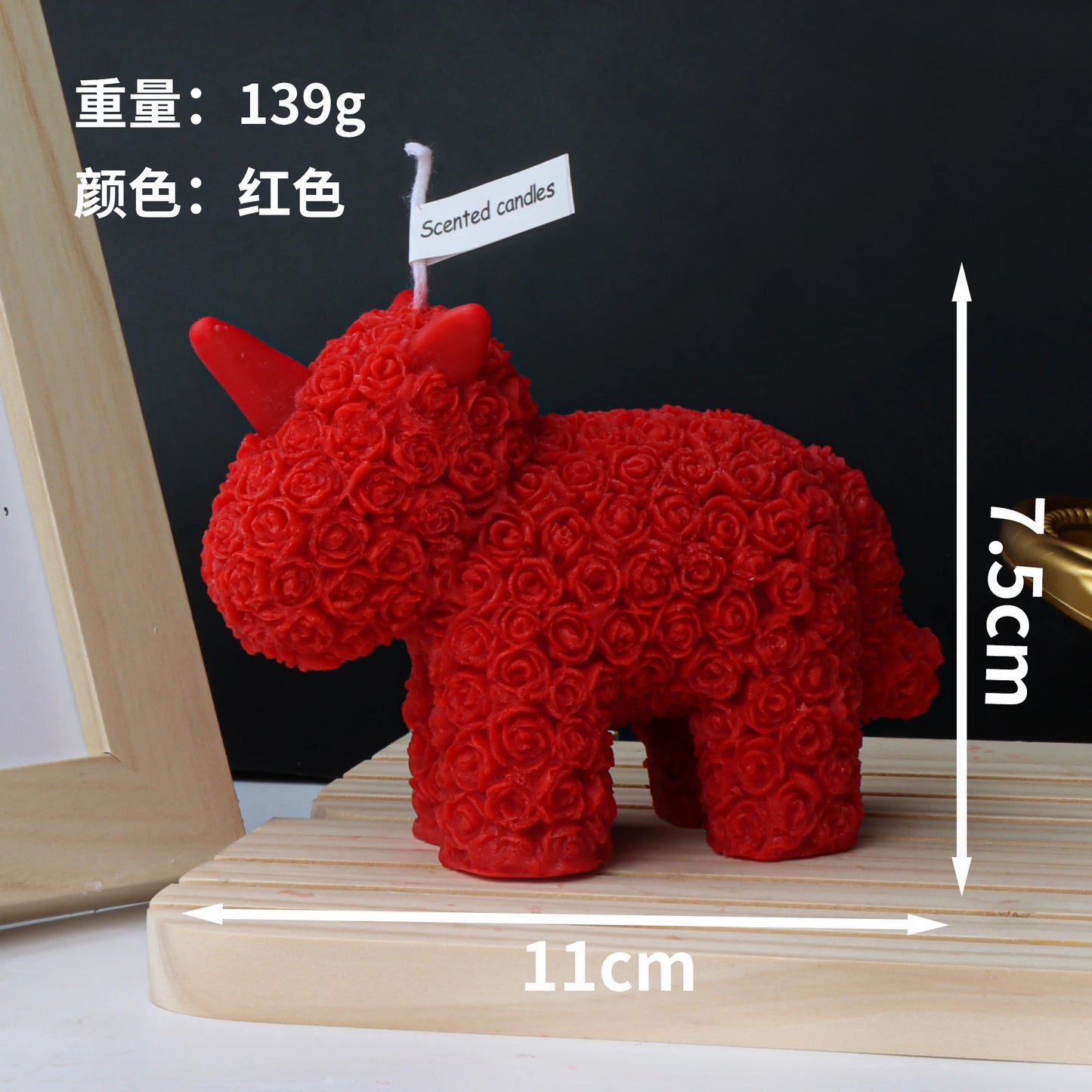 3D Cute Bear Rabbit Scented Candle DIY Dream Unicorn Candle Decoration Handmade Gifts Home Decoration Candle Gifts Wedding Decor