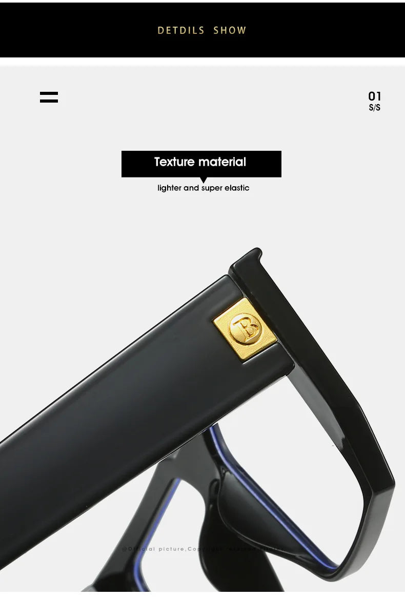 YOOSKE Square Eyeglasses Frames for Women Men Anti Blue Light Glasses Frame Optical Computer Eyewear