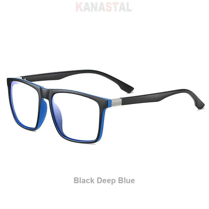 Men's Optical CR39 Lenses Myopia Presbyopic Eyewear Women Blue Light Blocking Prescription Reading Glasses TR90 Eyeglasses Frame