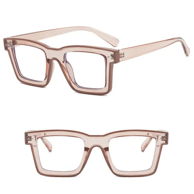 TR90 Vintage Square Anti Blue Light Reading Glasses Prescription Glasses Frame For Men Women Optical Glasses Presbyopic Eyewear