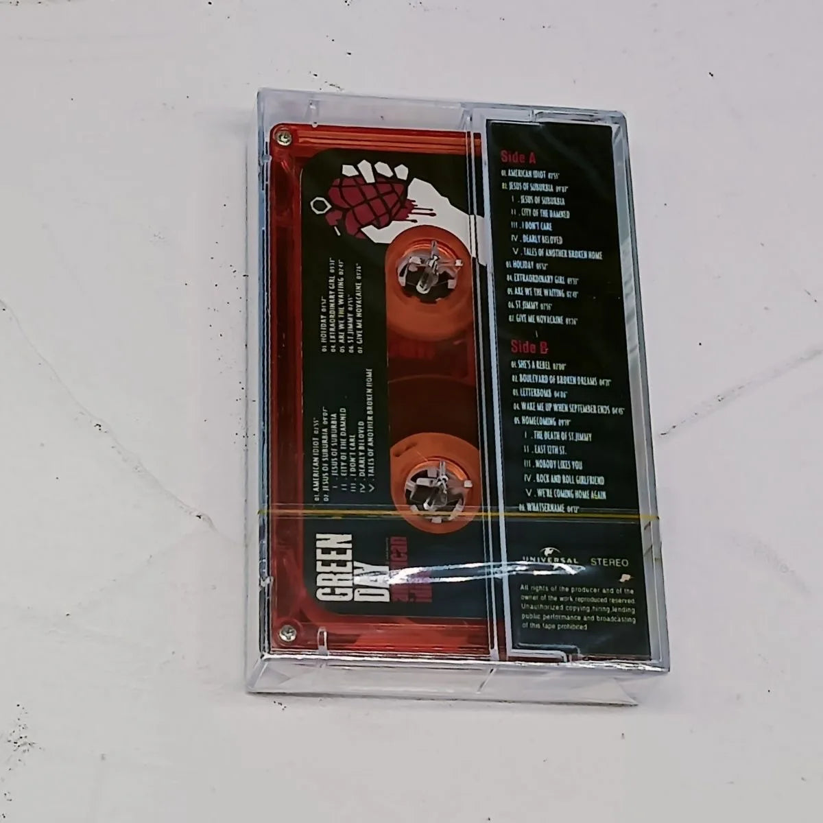 Punk Rock Green Day Billie Joe Music Tape Idiot Album Music Record Cassettes Cosplay Walkman Car Recorder Soundtracks Box Prop